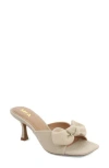 Mia Elyzza Bow Slide Sandal In Brown