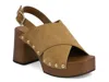 Mia Eudora Platform Sandal In Brown