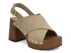 Mia Eudora Platform Sandal In Brown