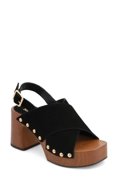 Mia Eudora Platform Sandal In Black