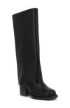 Mia Evertt Foldover Boot In Black