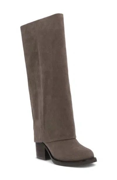 Mia Evertt Foldover Boot In Brown