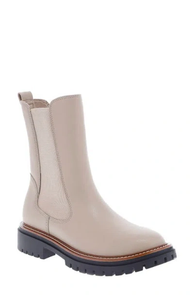 Mia Fala Water Resistant Leather Chelsea Boot In Sand