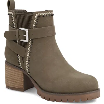Mia Fausta Platform Bootie In Multi