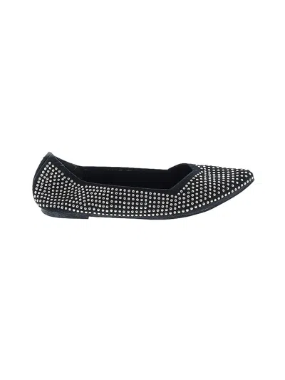 Pre-owned Mia Flats In Black