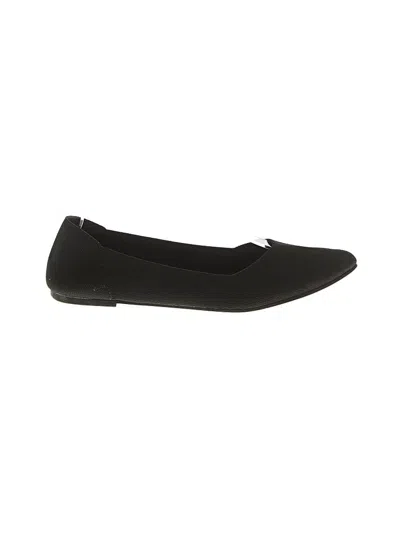 Pre-owned Mia Flats In Black