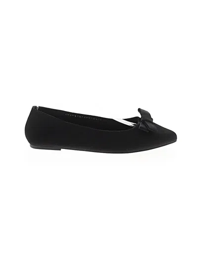 Pre-owned Mia Flats In Black
