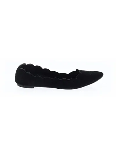Pre-owned Mia Flats In Black