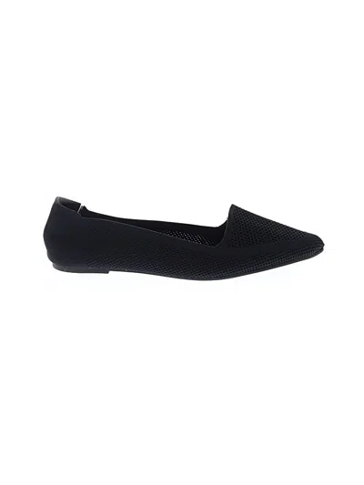 Pre-owned Mia Flats In Black