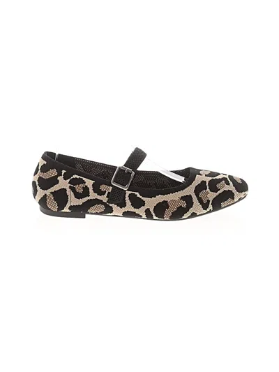 Pre-owned Mia Flats In Black