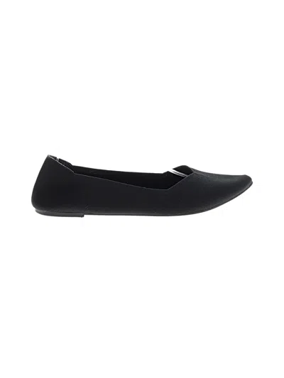 Pre-owned Mia Flats In Black