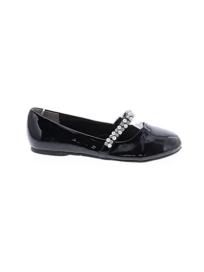 Pre-owned Mia Kids' Flats In Black