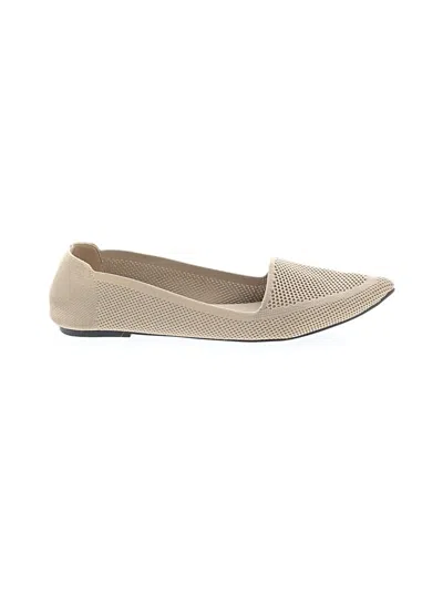 Pre-owned Mia Flats In Brown