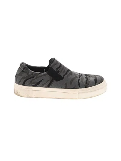Pre-owned Mia Flats In Gray