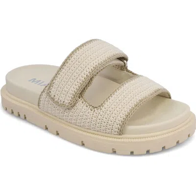 Mia Gabri Knit Sandal In Bone,sand