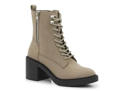 Mia Galit Combat Boot In Gray