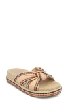 Mia Women's Giade Raffia Slip-on Sandals In Multi