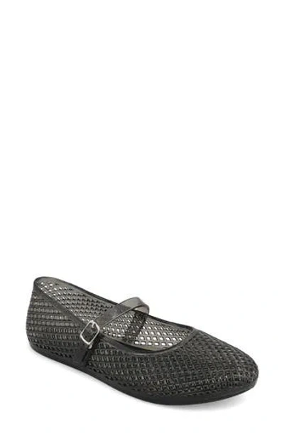 Mia Gianne Jelly Mary Jane Flat In Black