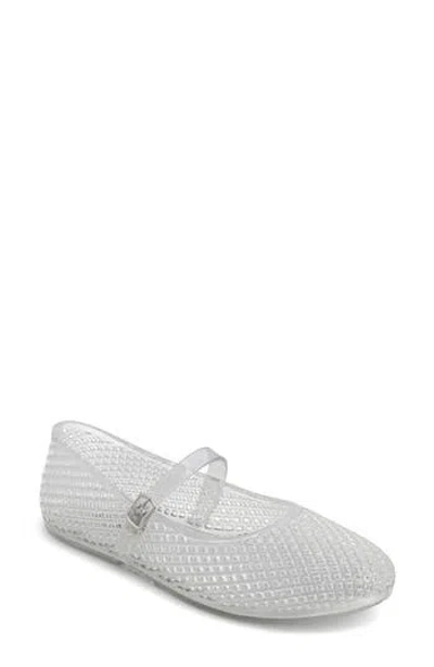 Mia Gianne Jelly Mary Jane Flat In Clear