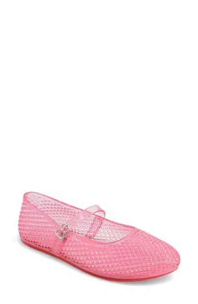 Mia Gianne Jelly Mary Jane Flat In Pink
