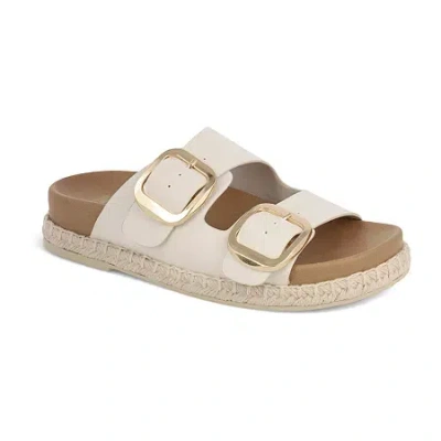 Mia Girl Audenn Womens Adjustable Strap Footbed Sandals In Neutral