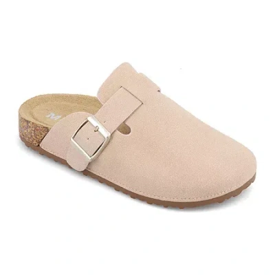 Mia Girl Gayl Little & Big Kid Girls Round Closed Toe Mules In Pink
