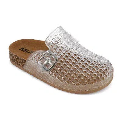 Mia Girl Gemmah Little & Big Kid Girls Round Closed Toe Mules In White