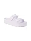 Mia Kids'  Girl's Little Kiana Double-strap Platform Slides