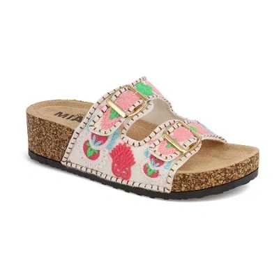 Mia Girl Tansy Womens Adjustable Strap Footbed Sandals In Multi