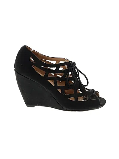 Pre-owned Mia Girl Wedges In Black