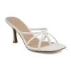 Mia Girl Womens Gilian Heeled Sandals In White
