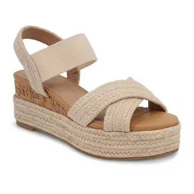 Mia Girl Womens Zonia Wedge Sandals In Neutral