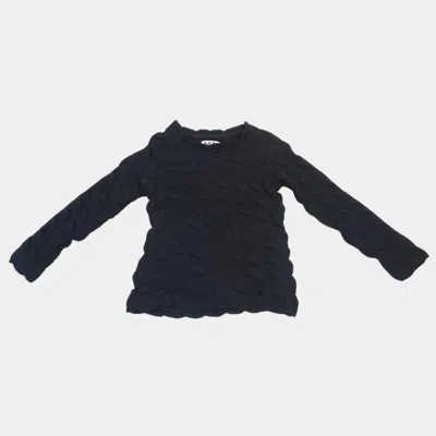 Mia Kids' Girls' Long Sleeve Popcorn Top In Black