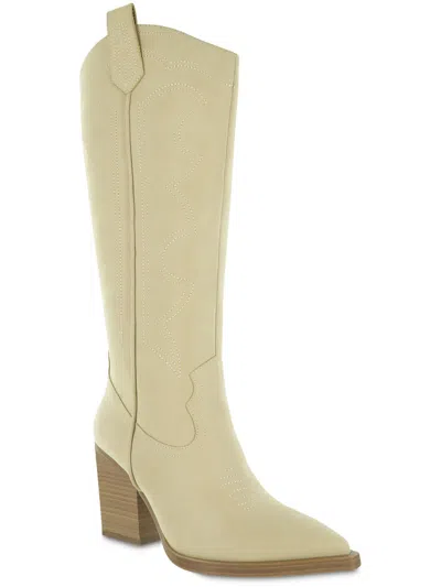 Mia Gs1389101 Womens Zipp Up Pointed Toe Knee-high Boots In Multi
