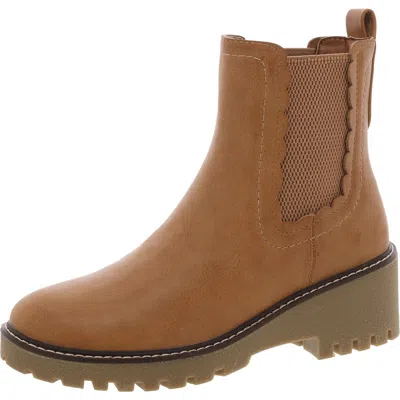 Mia Gs1492401 Womens Laceless Leather Chelsea Boots In Multi