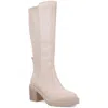 Mia Gs1527305 Womens Two Tone Leather Knee-high Boots In Multi