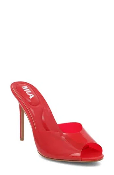 Mia Gwyneth Stiletto Sandal In Red