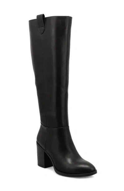Mia Hadley Knee High Boot In Black