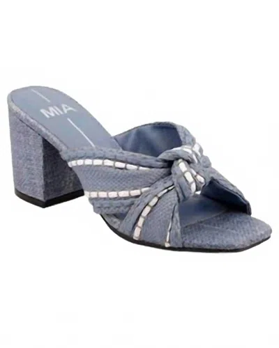 Mia Hania Sandals In Denim