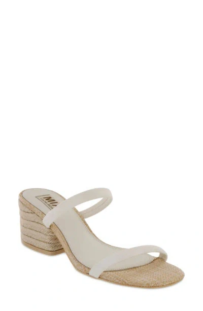 Mia Isabeli Espadrille Slide Sandal In Bone