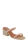 Mia Isabeli Espadrille Slide Sandal In Coral