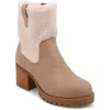 Mia Jakob Womens Zipper Faux Fur Booties In Multi