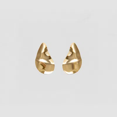 Mia Jewelery The Luna Hammered Earrings