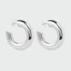 Mia Jewelry The Large Silver Hailey Hoops