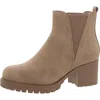 Mia Jody Lug Sole Platform Chelsea Boot In Brown