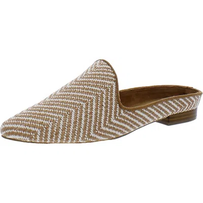Mia Johona Womens Pointed Toe Slip On Mules In Multi