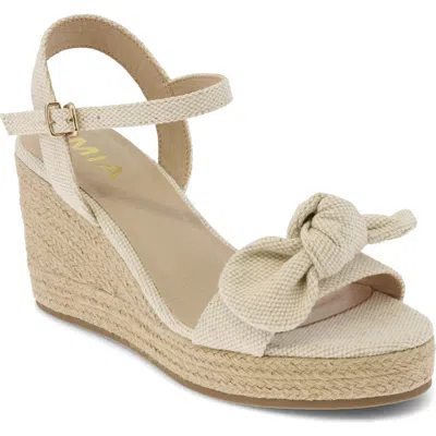Mia Josiane Platform Wedge Espadrille Sandal In Brown