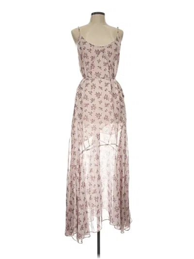 Pre-owned Mia Joy Casual Dress In Tan