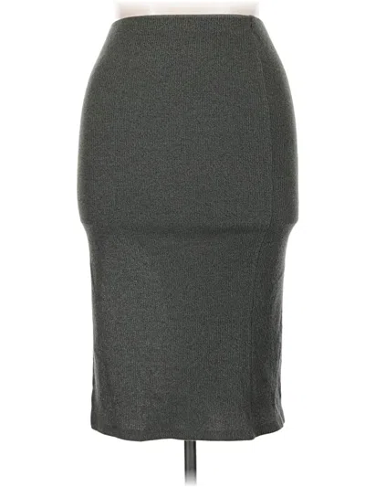 Pre-owned Mia Joy Casual Skirt In Gray