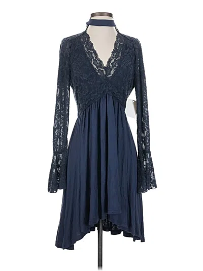 Pre-owned Mia Joy Cocktail Dress In Blue